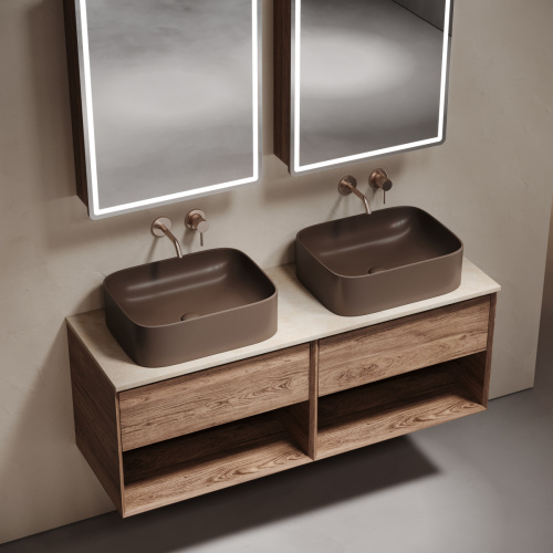 Столешница Sancos TT140A2 140х50 накладная цвет бежевый - фото 5